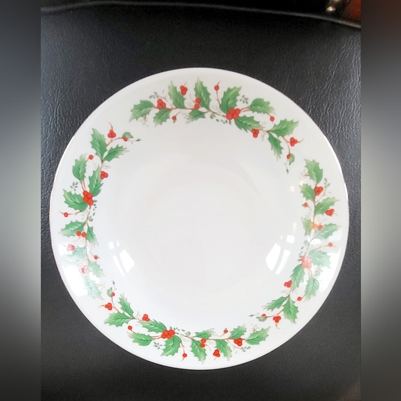 China Pearl NOEL Fine China Liling TWO (2) Vegetable Bowls 9.25" x 2.5" - Picture 5 of 7